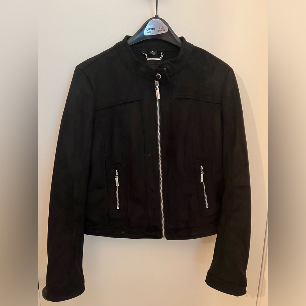 XL Joujou black suede jacket